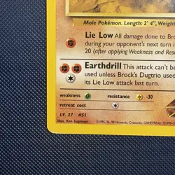 Pokemon Vintage Non-Holo Rare Brock's Dugtrio 22/132 Gym Challenge Wotc 2000 - Image 5