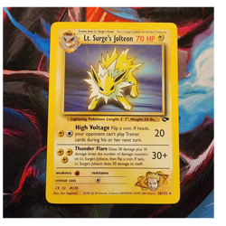 Pokemon Lt. Surge's Jolteon Gym Challenge 28/132 Rare 70 HP WOTC 2000 - Image 1
