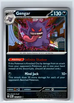 Gengar 050/088 Rare Perfect Order Pokemon Reverse Holo Near Mint - Image 1
