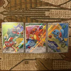 POKEMON First Partner Promo Set Bulbasaur 037 Charmander 038 Squirtle 039 NM - Image 1