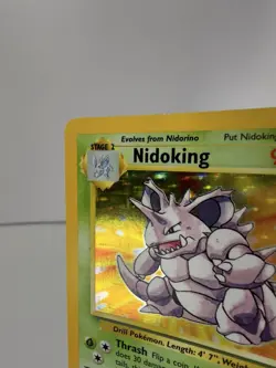 Pokemon Nidoking 11/102 Base Set Holo Rare 1999 Wizards Vintage NEAR MINT - Image 2