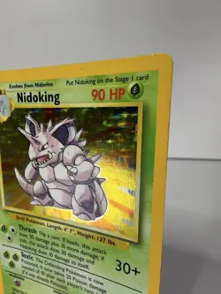 Pokemon Nidoking 11/102 Base Set Holo Rare 1999 Wizards Vintage NEAR MINT - Image 3