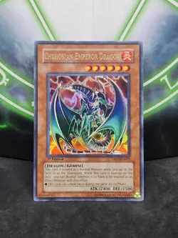 Yugioh Chthonian Emperor Dragon TAEV-EN019 Ultra Rare 1st Edition NM - Image 1