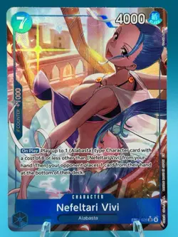 One piece Nefeltari Vivi (EB04-025) Alternate Art The Azure Sea’s Seven OP14 - Image 3