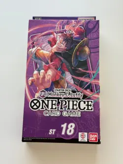 BANDAI: One Piece Card Game - Starter Deck Monkey D. Luffy (PURPLE) ST-18 SEALED - Image 1