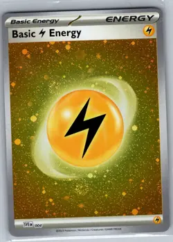 Basic Lightning Energy (Cosmos Holo) 004 Scarlet & Violet - Pokemon Card - NM - Image 1