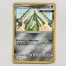 Celesteela - SV32/SV94 - Pokemon Hidden Fates Sun & Moon Shiny Rare Card LP - Image 1