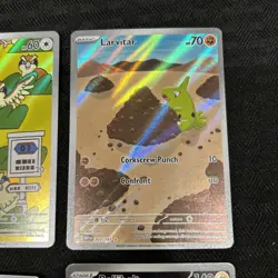 4 Card Lot from Obsidian Flames. Pidgey, Larvitar, Lechonk, Bellibolt - Image 3
