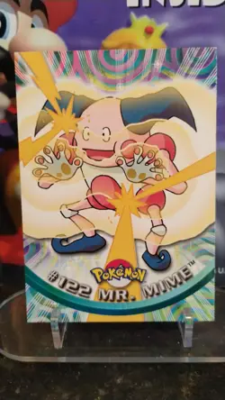 MR. MIME Series 3 TV Animation Ed. POKEMON Non-Holo 2000 TOPPS Trading Card #122 - Image 1