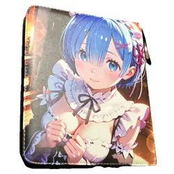 Anime Art Collectible Card Game Binder Album Multicolor Illustrated Cover - Image 2