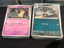 300+ Pokemon Bulk Lot - Non Holo, Holo, Reverse Cards (JTG DRI MEG PFL POR) - Image 2