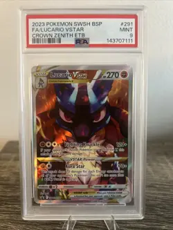 Lucario VSTAR SWSH291 SWSH: Sword & Shield Promo Cards Holo - Image 1