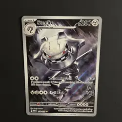 Steelix 150/132 Mega Evolutions Holo Rare Pokemon Card Near Mint Condition - Image 3
