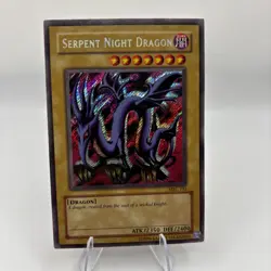 Yugioh Serpent Night Dragon SRL-103 Spell Ruler Unlimited Secret Rare Near Mint - Image 1