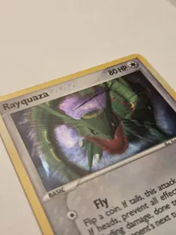 HP Pokemon TCG Pop Series 1 Rayquaza Holo Card 003/017 - Image 4