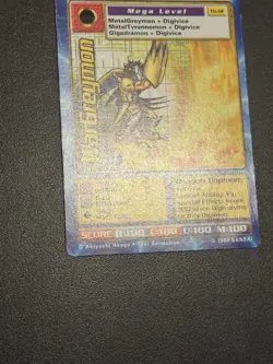 Digimon WarGreymon Tb-12 Taco Bell Promo Card 2000 - Image 4