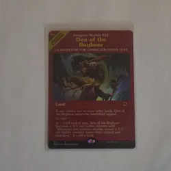 Magic: The Gathering Den of the Bugbear Rare Land Red Forgotten Realms 351 - Image 1