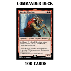 Krenko, Mob Boss - Goblin Tribal Deck | Custom Commander Deck | MTG EDH - Image 1