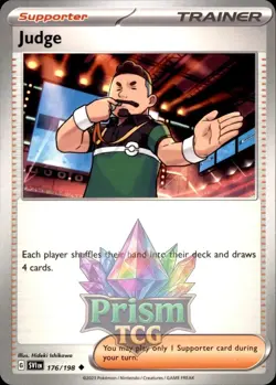 Judge 176/198 Uncommon Scarlet & Violet Pokemon - Image 1