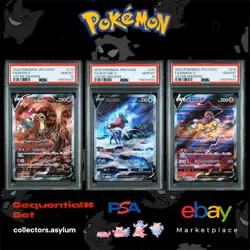 Pokemon Card PSA 10 Entei Suicune Raikou Sequential Set VSTAR Universe Japanese - Image 1