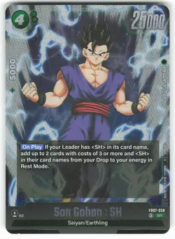 Son Gohan : SH FB07-058 SR Dragon Ball Super Card - Image 2