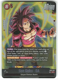 Son Goku : DA FB07-010 SR Dragon Ball Super Card - Image 2