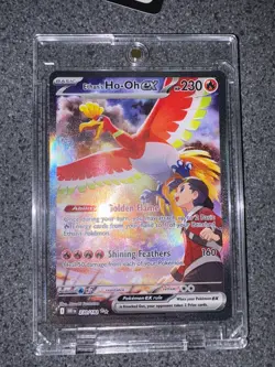 Ethan’s Ho-Oh ex 230/182 rare Pokemon card mint - Image 3