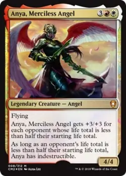 1x Anya, Merciless Angel - Foil NM-Mint, English Commander Anthology Vol. II MTG - Image 1