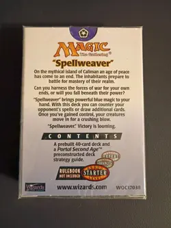 Magic The Gathering Portal Second Age Spellweaver Deck New SEALED - Image 2