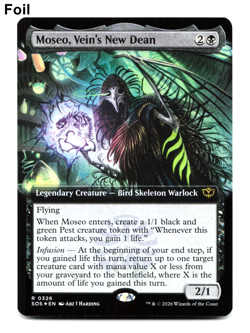 Moseo, vein's New Dean (Extended Art) - FOIL - [Secrets of Strixhaven] MTG 💀 - Image 1