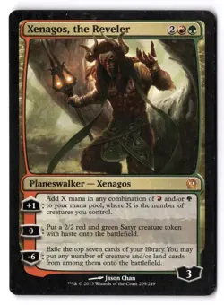 Xenagos The Reveler LP* Theros ENGLISH 209/249 mtg -UnltdCards - Image 1