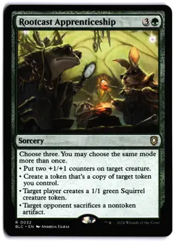Rootcast Apprenticeship NM BLC Commander: Bloomburrow MTG - Image 1