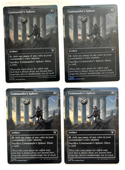 MTG – Commander Masters – Commander’s Sphere Borderless 0655 x 4 (2 Foil) - Image 1