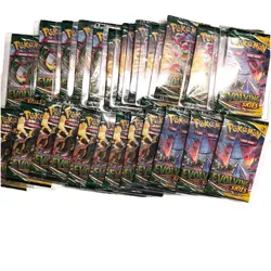 Nintendo Pokemon TCG Sword Shield Evolving Skies Booster Pack Lot of 25 Sealed - Image 2