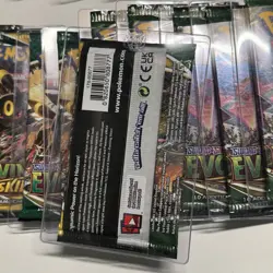 Nintendo Pokemon TCG Sword Shield Evolving Skies Booster Pack Lot of 25 Sealed - Image 4