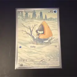 Pokemon Snorunt 227/217 SV Stellar Crown Illustration Rare Full Art Holo - Image 1