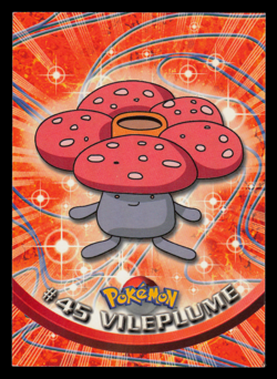 LP - Pokemon Topps Vileplume #45 TV Animation Edition Series 1 (Black Logo) - Image 1