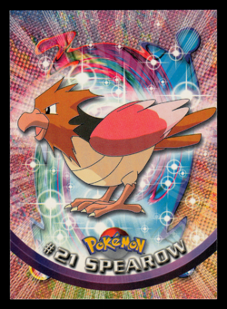 NM - Pokemon Topps Spearow #21 TV Animation Edition Series 1 (Green Logo) - Image 1