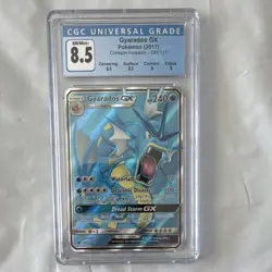 Pokemon TCG Gyarados GX Crimson Invasion 101/111 Foil CGC 8.5 240 HP - Image 1