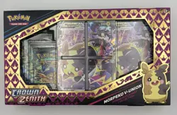 4x Pokemon Crown Zenith Morpeko V-UNION Premium Playmat Collection Box Sealed 820650851919 - Image 1