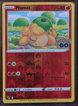 Numel (Peelable Ditto) 013/078 Pokemon GO Reverse Holo - Image 1