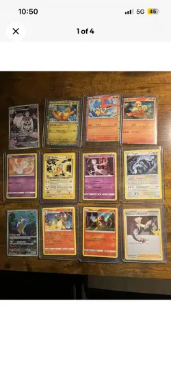 Pokemon TCG 29Card Lot Modern mixed lot Jasmine’s gaze, Flareon, Meowth, & more - Image 3