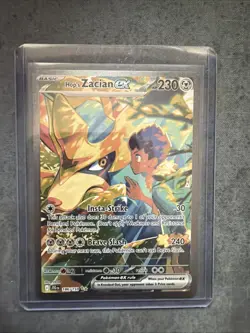 Pokemon TCG Hop's Zacian EX Holo Card 186/159 Sv09: Pokemon Journey Together - Image 1