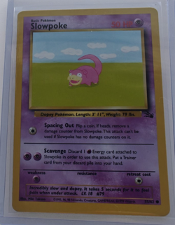 Slowpoke 55/62 Common Fossil Pokemon Mint Best on Ebay - Image 1