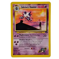 Sabrina's Haunter 55/132 Gym Heroes Pokemon Card - Image 1