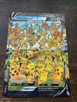 Pikachu V-Union [Set of 4] SWSH: Sword & Shield Promo Cards Holo - Image 1