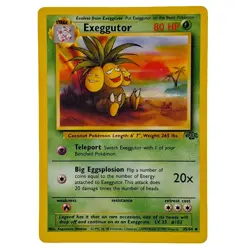 Exeggutor 35/64 Uncommon Jungle Unlimited WOTC Pokemon Card Vintage - Image 1