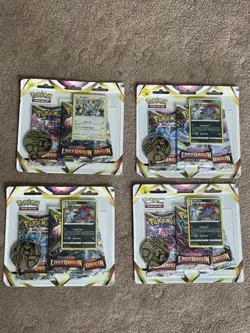 Pokemon Lost Origin 3-Pack Blister x4 Sword & Shield Sealed Bundle - Image 1