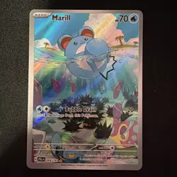 Pokemon Marill 204/193 Sv02: Paldea Evolved Illustration Rare Full Art Holo (22) - Image 1