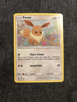 Eevee - (Cosmos Holo) Holo SM184 Sun & Moon Promo Pokemon Card TCG - Image 1